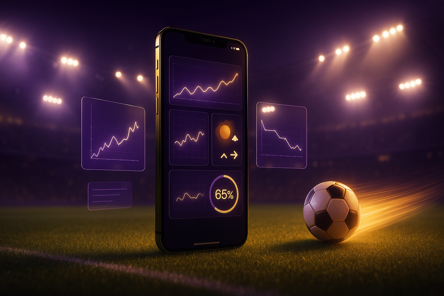 ภาพประกอบเทคนิคอ่านกระแสและจับจังหวะทำกำไรด้วย ราคาบอล ไหล เรียลไทม์ ในการแทงบอลสดมือถือ