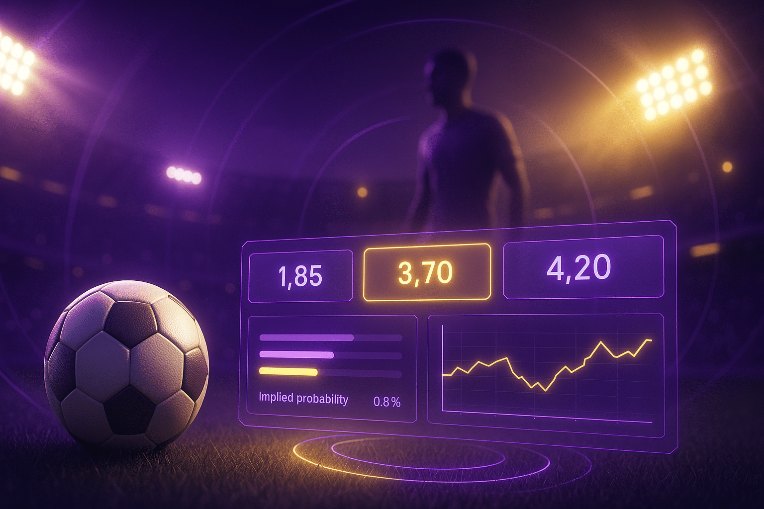 ภาพประกอบวิธีแทงบอลเต็งในหัวข้อทำความเข้าใจอัตราต่อรองและราคาน้ำ สำหรับ วิธีเล่น บอลเดี่ยว มือใหม่