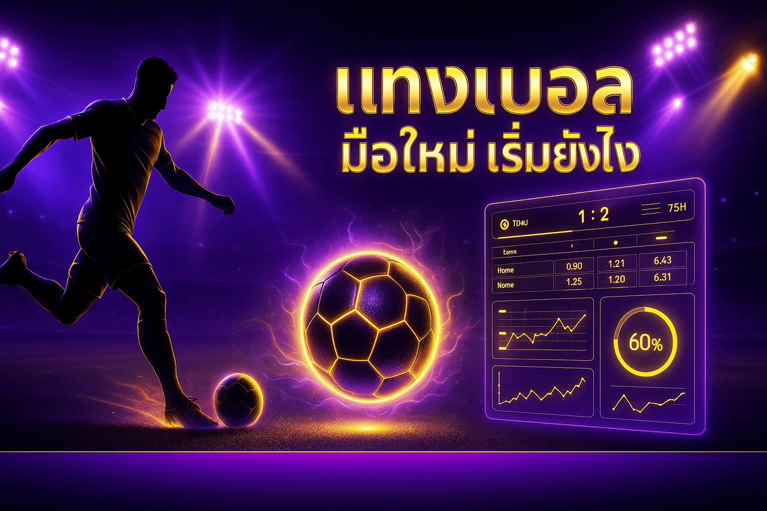 แทงบอล มือใหม่ เริ่มยังไง
